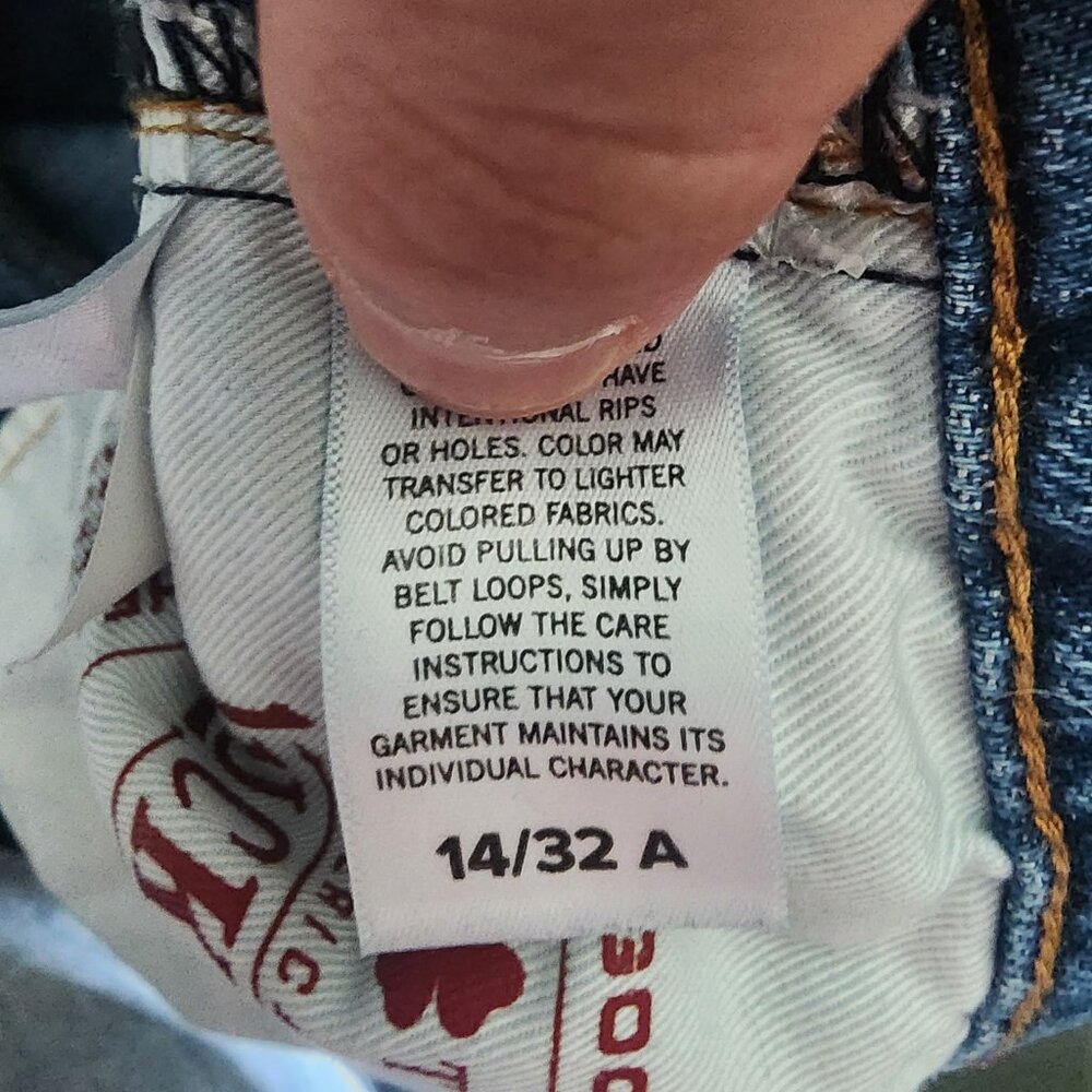 Lucky Brand baggy patchwork jeans - Picture 3 of 3